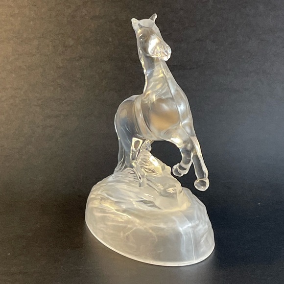 Crystal D’Arques Horse Figurine Clear Glass - Picture 5 of 14